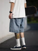 Men'S Shorts Jeans Blue Denim Jorts Baggy Harajuku Pants Streetwear Y2K Unisex Oversize Korean Fashion Vintage Summer Clothes