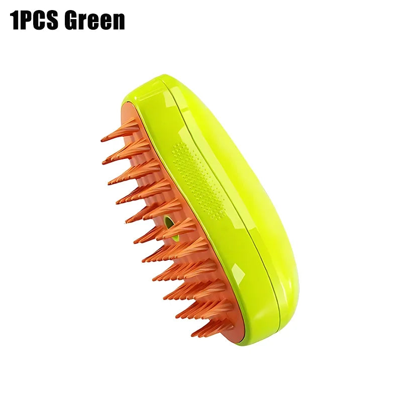 Pet Steam Brush Cat Dog Cleaning Steamy Spray Massage Beauty Comb 3 in 1 Hair Removal Grooming Supplies Pets Accessories